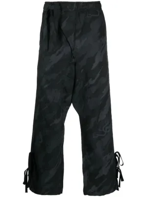 Shinobi Camouflage-Pattern Track Pants cheap bottoms online shop