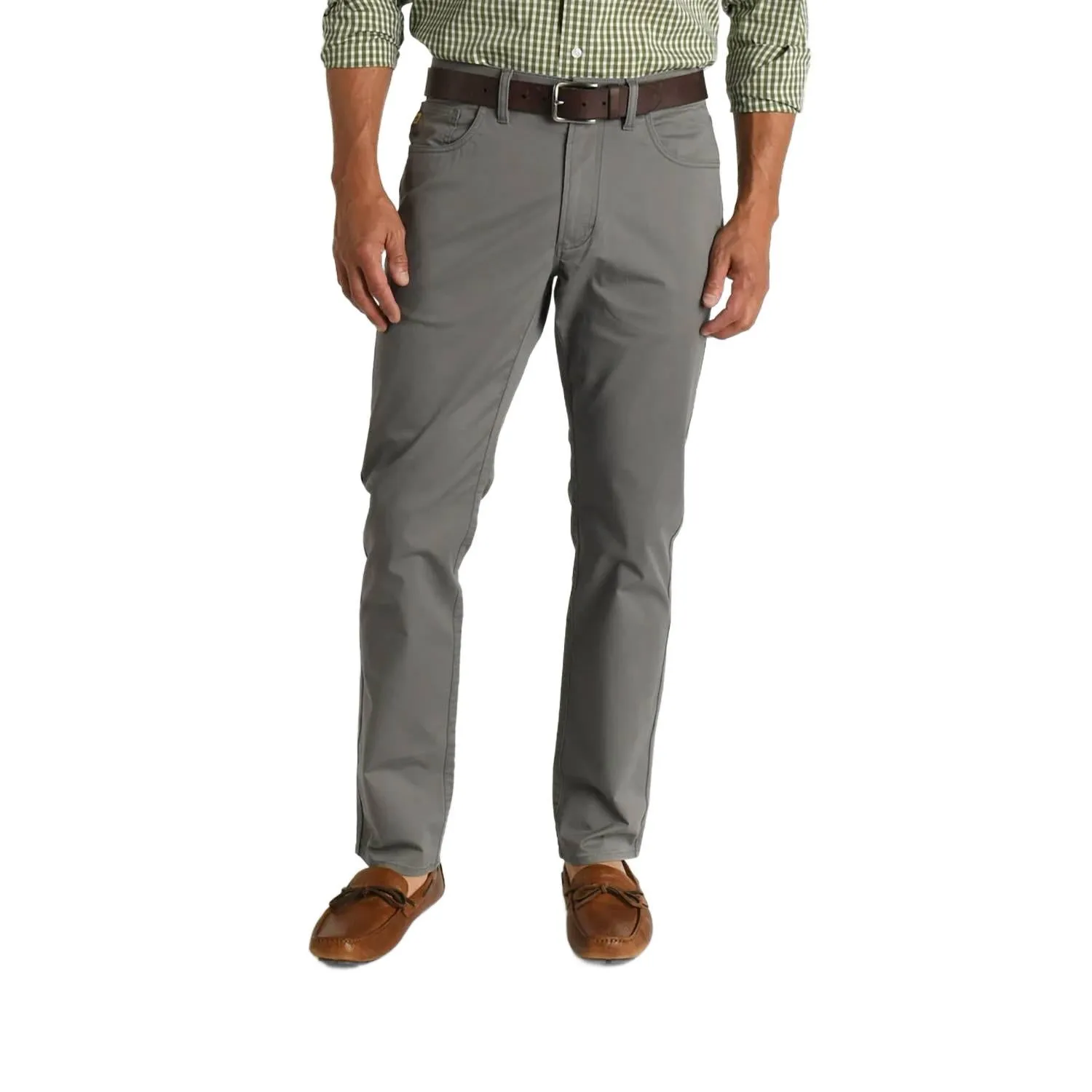 Shoreline Twill 5 Pocket Pant In Steel Grey