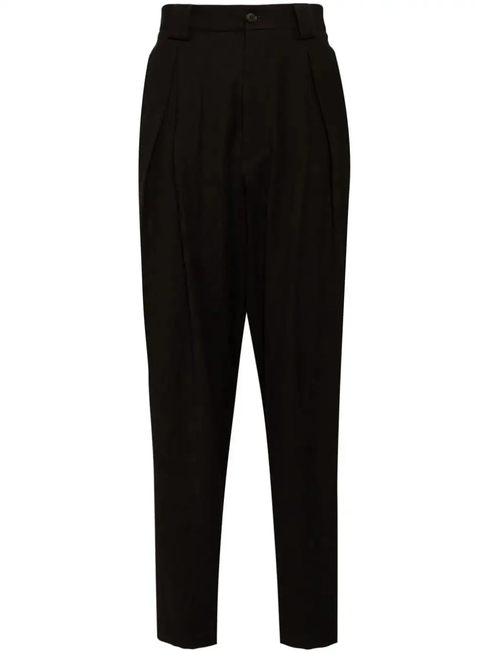 Single-Pleat Flannel Trousers cheap bottoms online shop