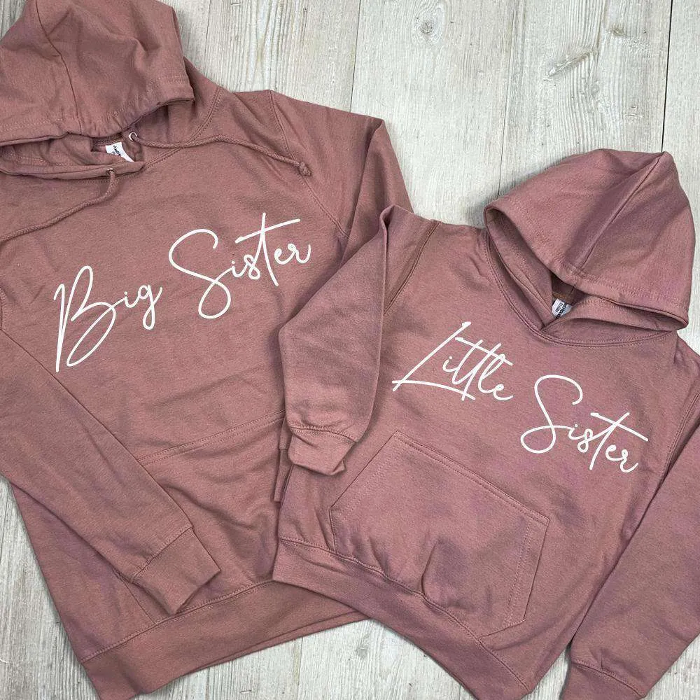 Sisters Adults New Script Hoodies (MRK X) girls dresses outlet