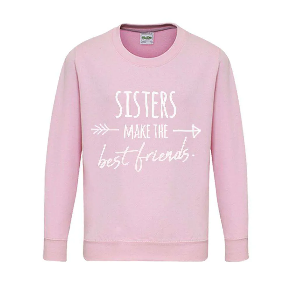 Sisters & Brothers Make Best Friends Matching Pink Sweaters (MRK X)