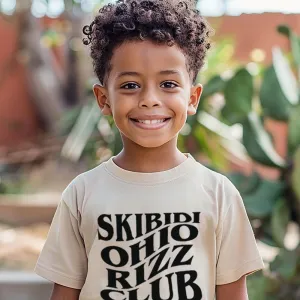 Skibidi Ohio Rizz Front T-Shirt boys apparel promo code
