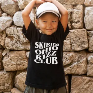 Skibidi Ohio Rizz Front T-Shirt boys apparel promo code