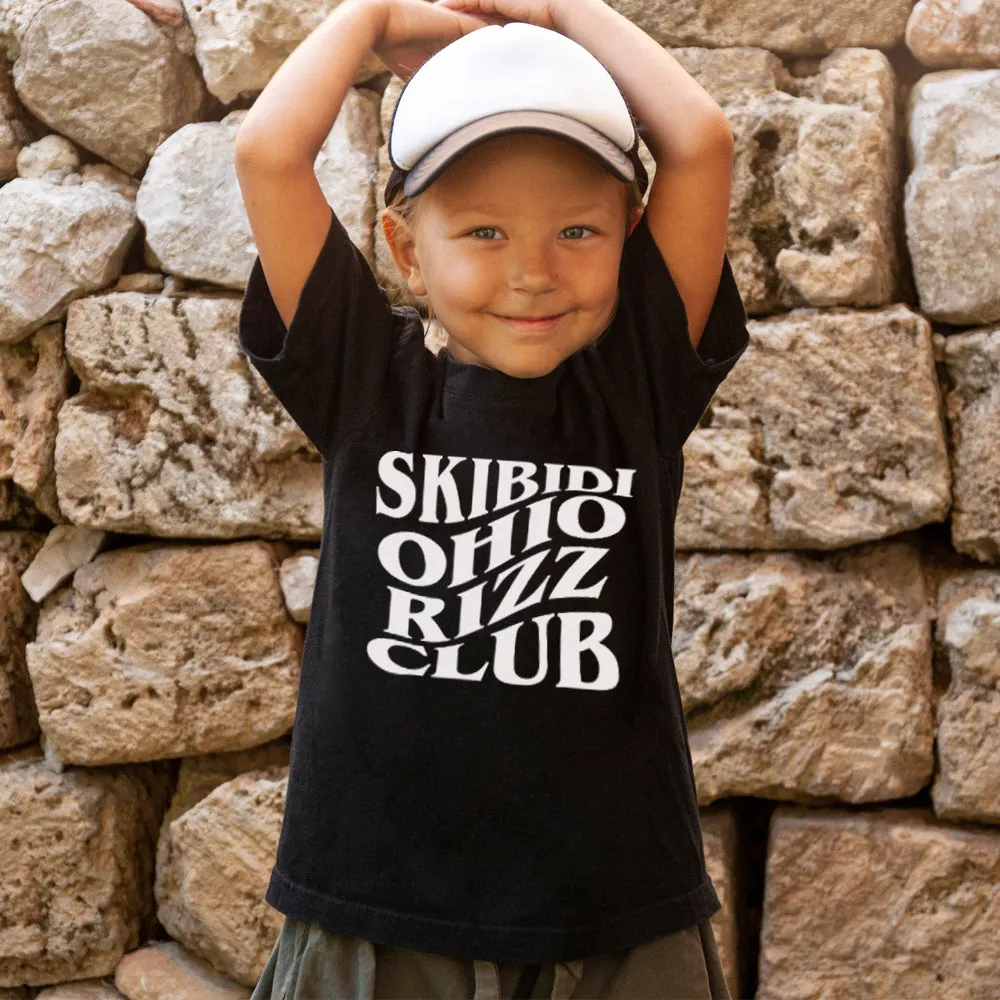 Skibidi Ohio Rizz Front T-Shirt boys apparel promo code