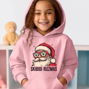 Skibidi Rizzmas Hoodie boys fashion clearance