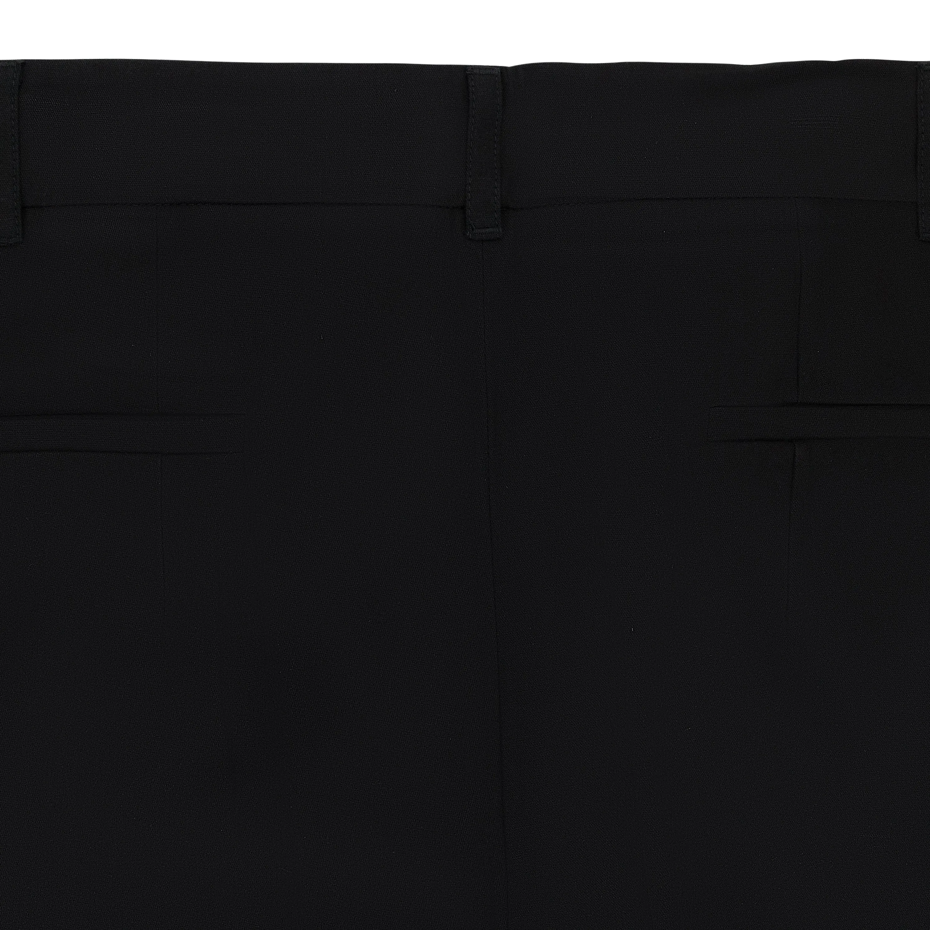 SLICED TAILORED BLACK TROUSER