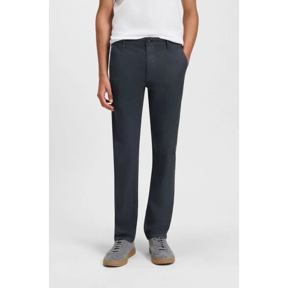 Slim-fit pants in stretch cotton