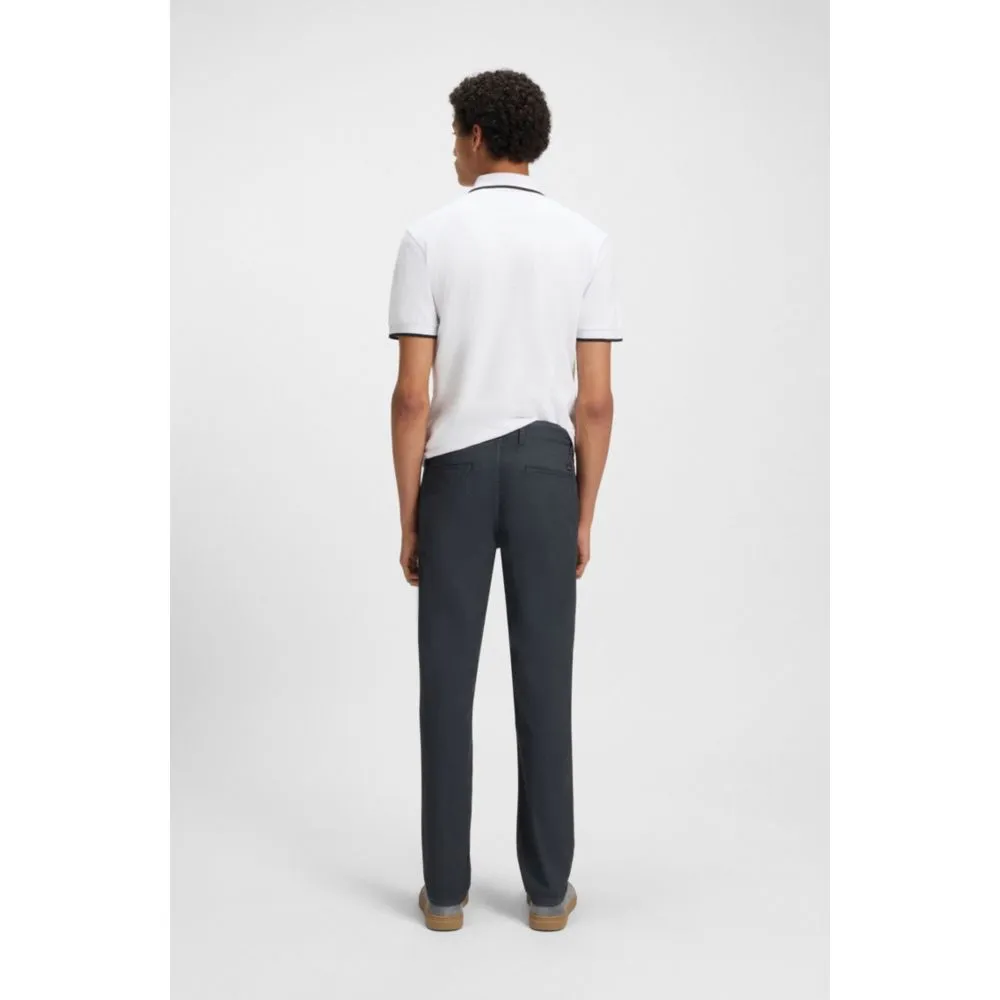 Slim-fit pants in stretch cotton