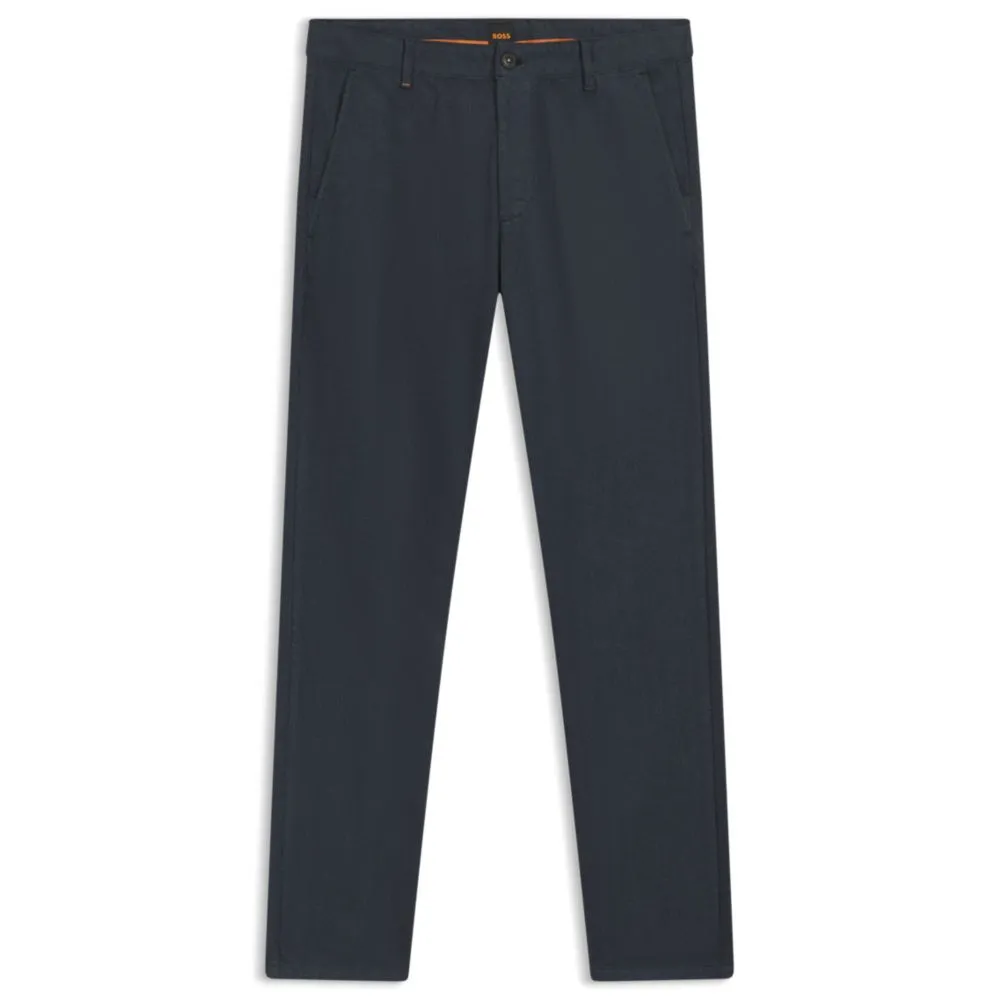 Slim-fit pants in stretch cotton