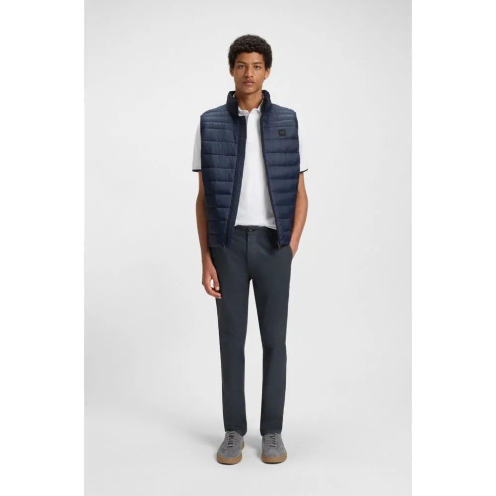 Slim-fit pants in stretch cotton