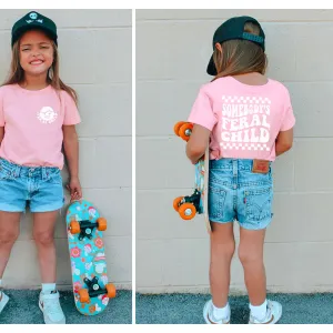 Somebody's Feral Child Front & Back Graphic Tee boys apparel promo code