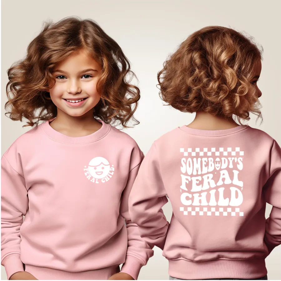 Somebody's Feral Child Front & Back Sweater boys apparel promo code