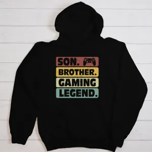 Son Brother Gaming Legend Hoodie boys apparel promo code