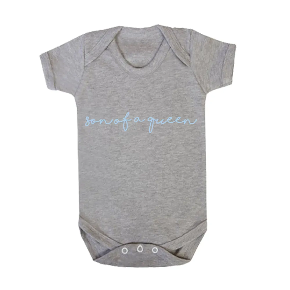 Son Of A Queen Baby Bodysuit (MRK X) cheap baby clothes online