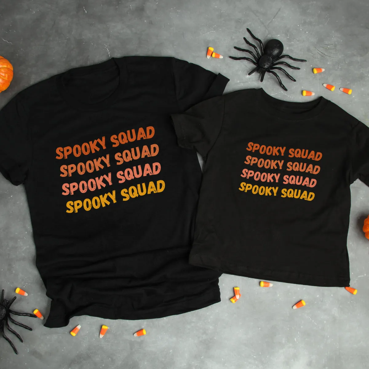 Spooky Squad Matching Halloween T-Shirts pregnancy clothes clearance