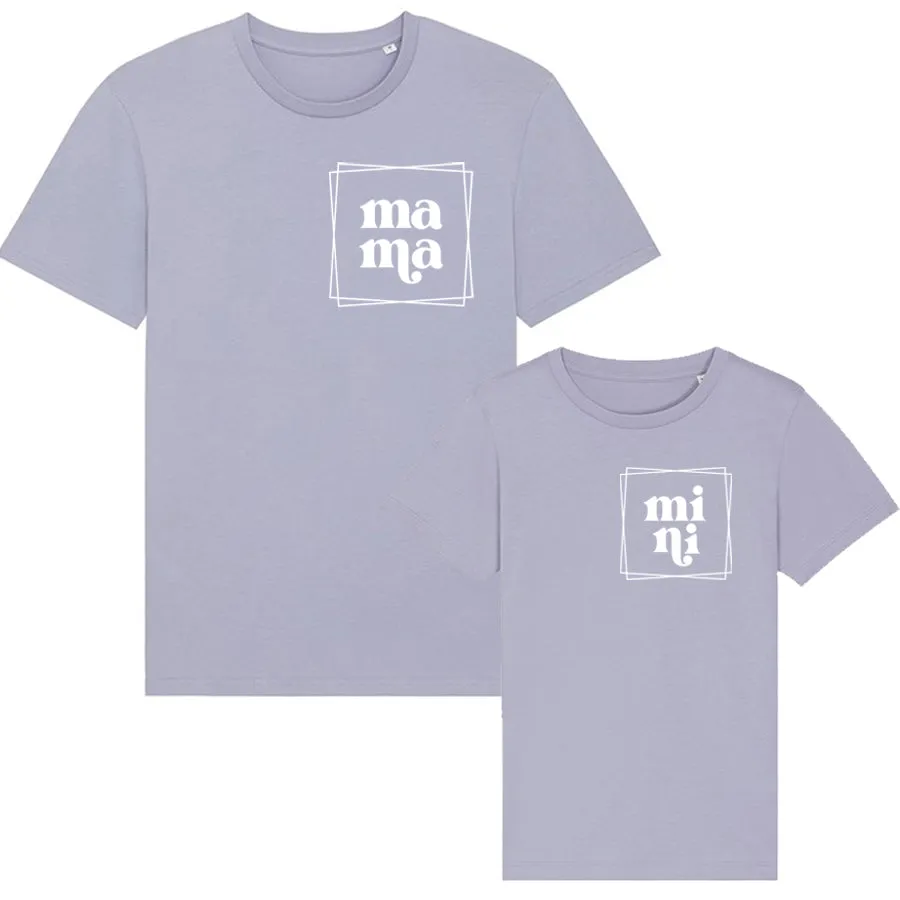 Spring Will Come- Mama & Mini Lavender Logo T-Shirts baby bump outfits discount