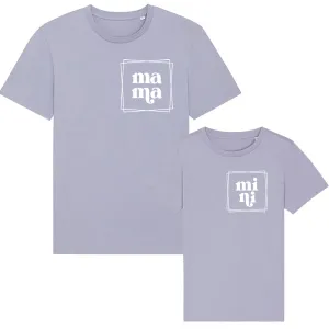 Spring Will Come- Mama & Mini Lavender Logo T-Shirts baby bump outfits discount