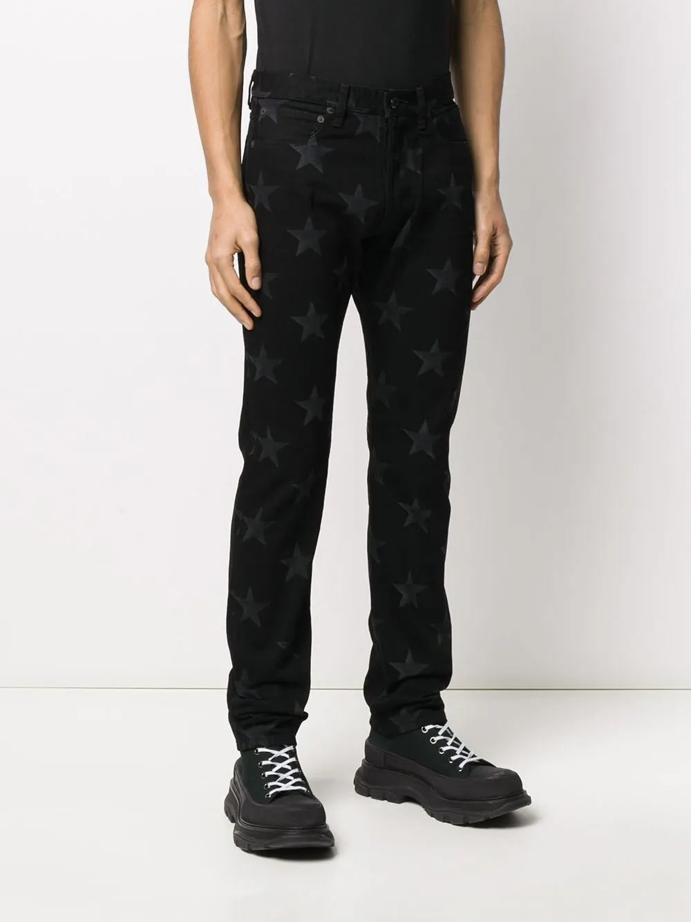 Star Printed Cotton Trousers