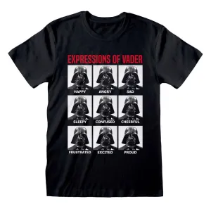 Star Wars Expressions Of Vader T-Shirt dad bod shirts discount