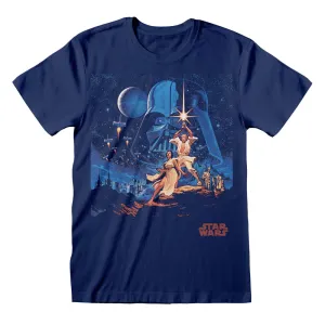 Star Wars Hope Vintage Characters T-Shirt dad bod shirts discount