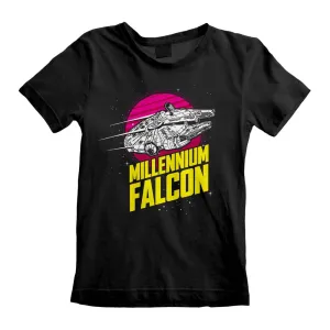 Star Wars Millenium Falcon Circle Kid's T-Shirt boys apparel promo code