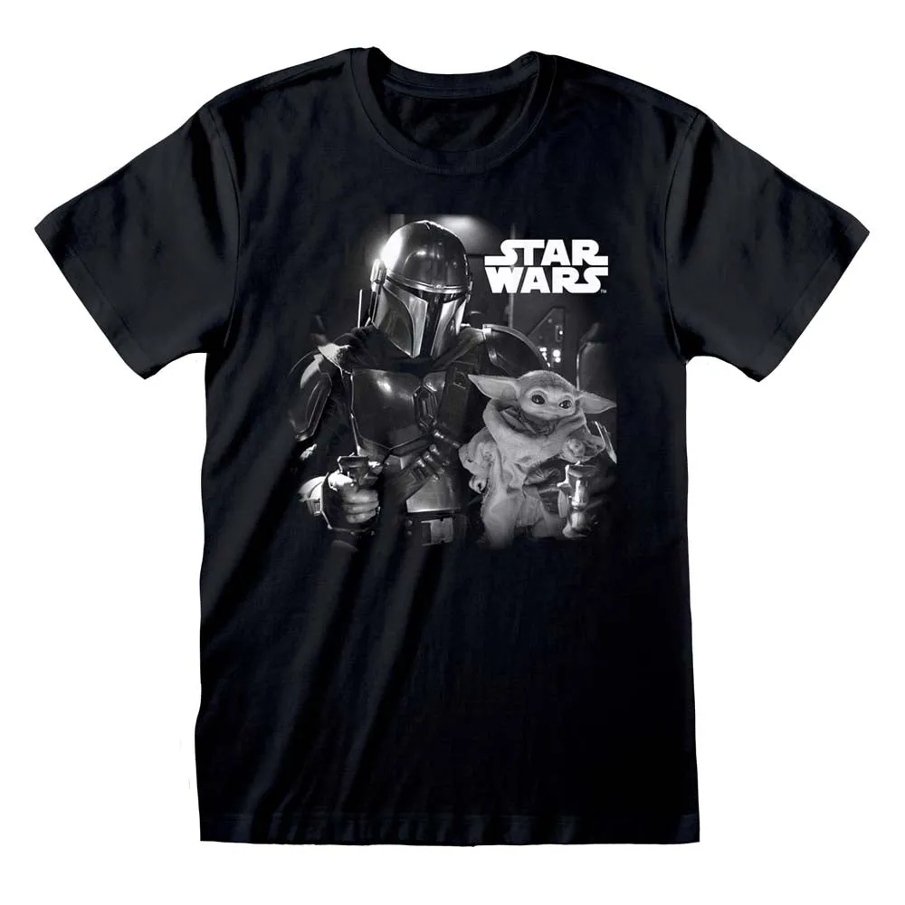 Star Wars The Mandalorian Black & White T-Shirt maternity dresses promo