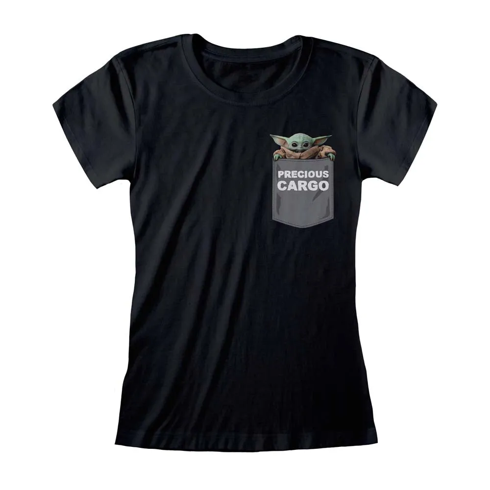 Star Wars The Mandalorian 'Precious Cargo' Pocket Women's T-Shirt maternity dresses promo