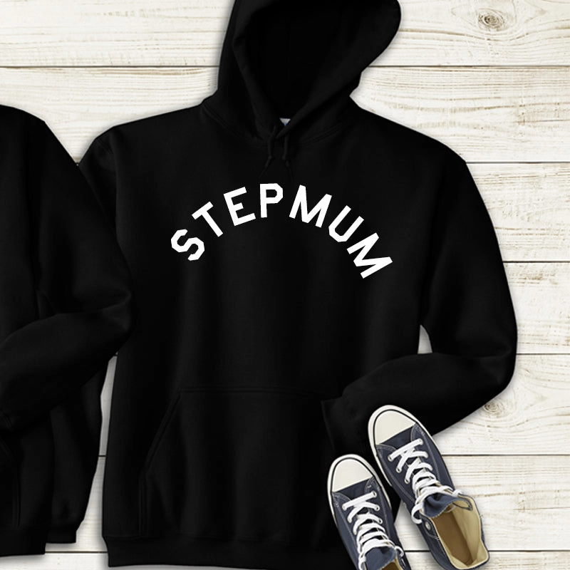 Stepmum, Stepdad & Stepkid Matching Hoodies (MRK X)