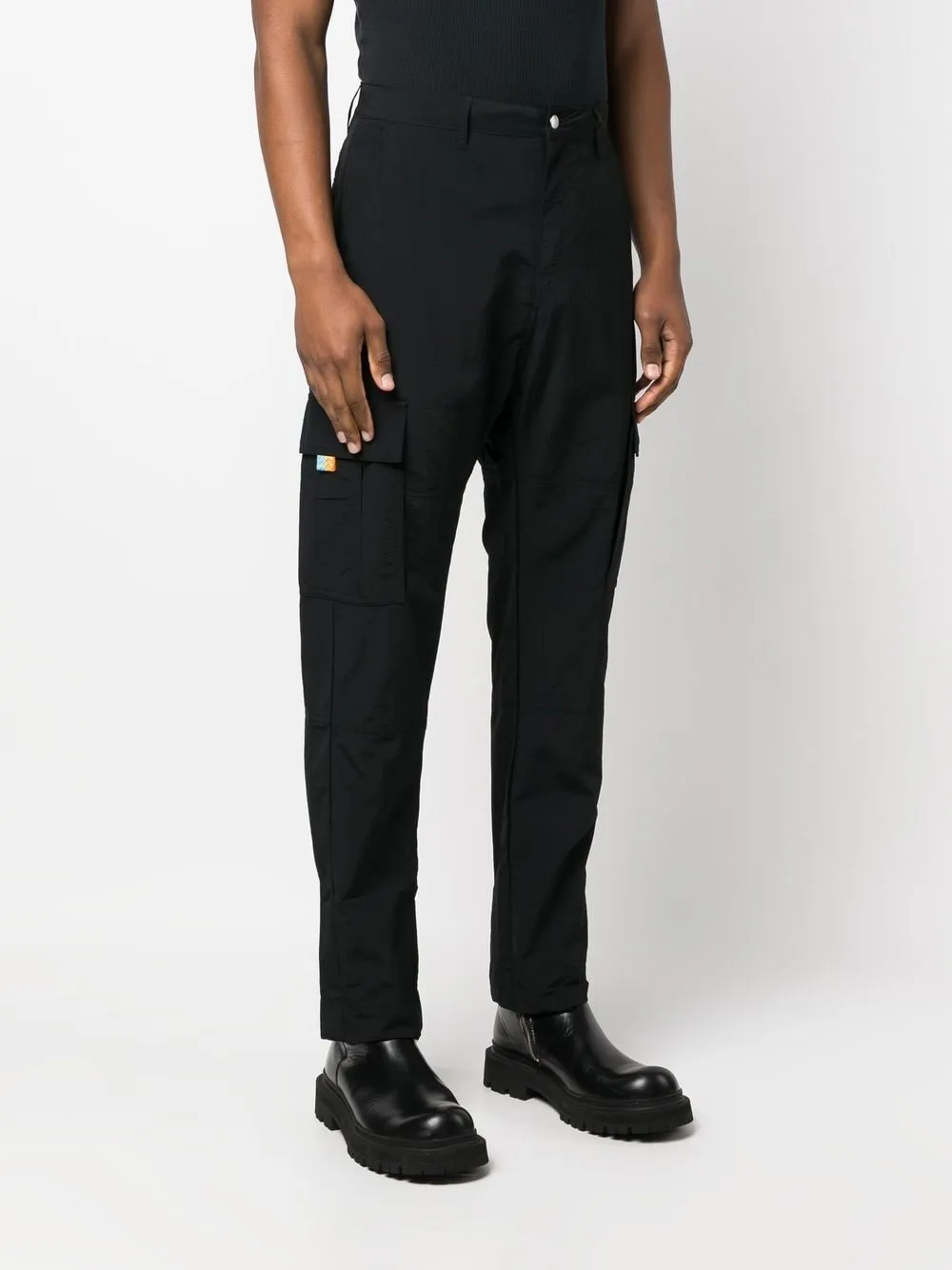 Straight-Leg Cargo Trousers