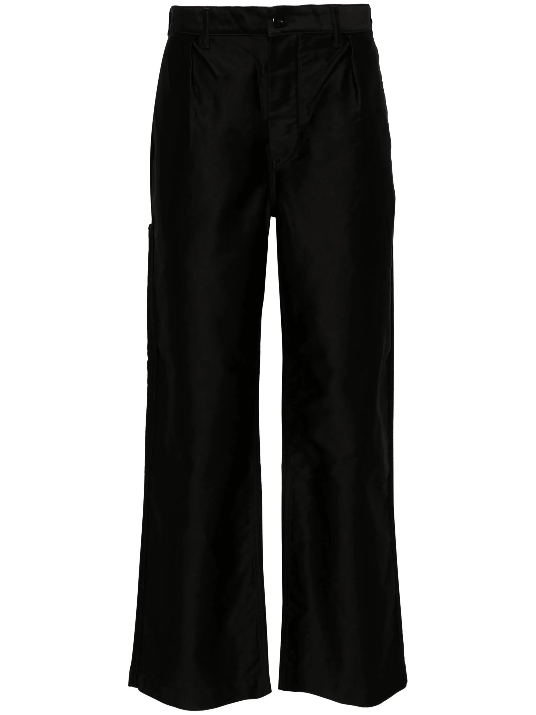 Straight-Leg Cotton Trousers cheap bottoms online shop
