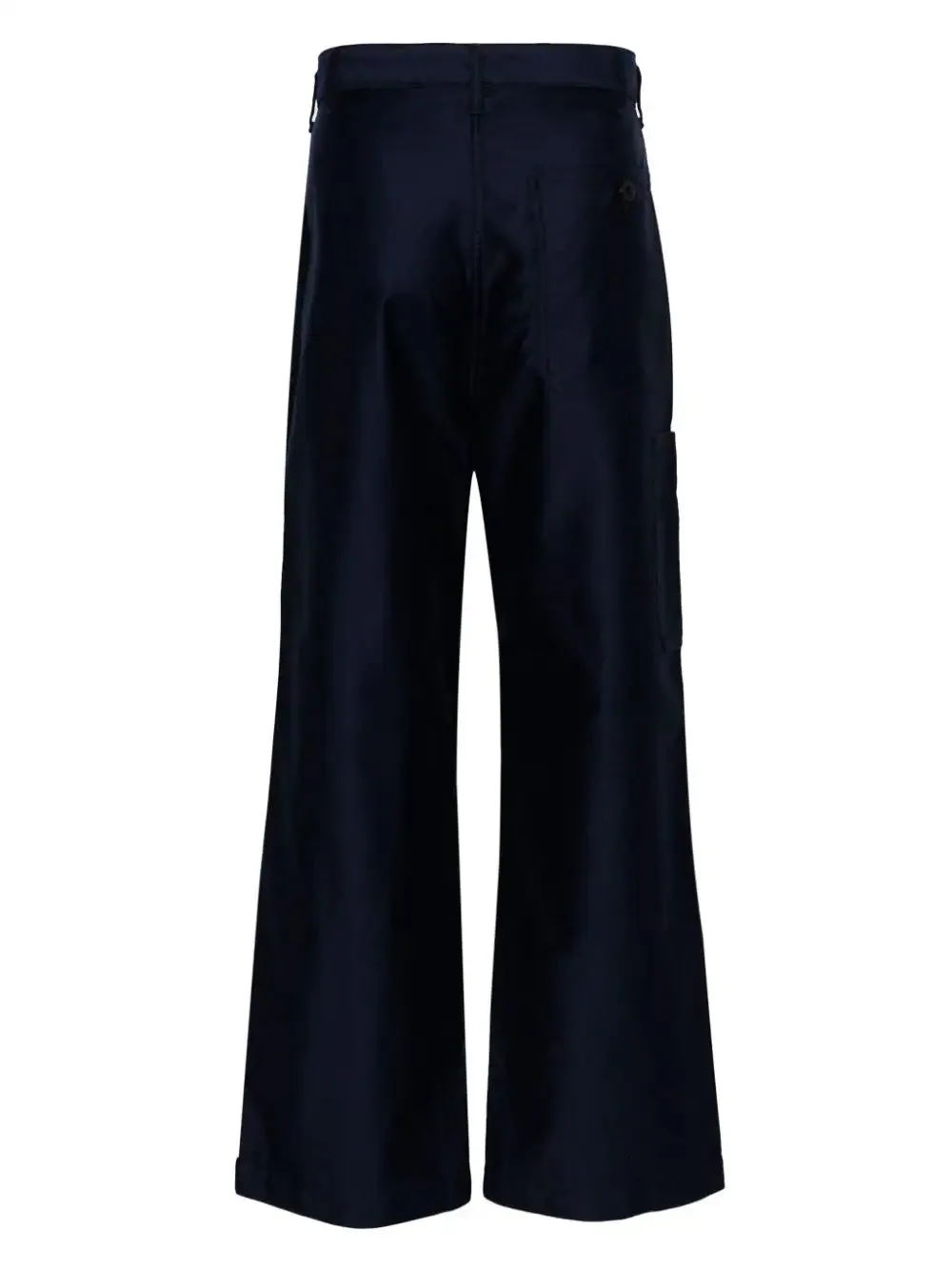 Straight-Leg Cotton Trousers