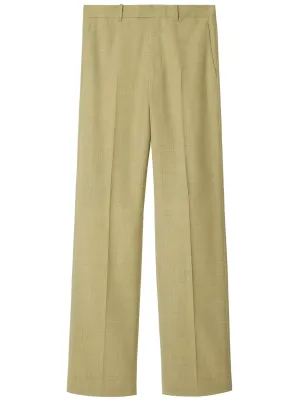 Straight-Leg Tailored Wool Trousers cheap bottoms online shop