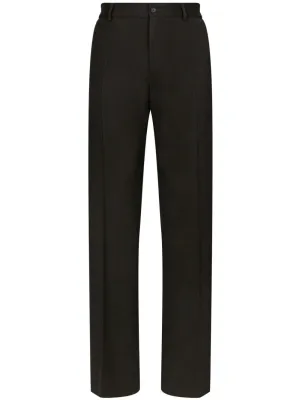 Straight-Leg Wool Trousers cheap bottoms online shop