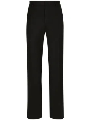 Straight-Leg Wool Trousers cheap bottoms online shop