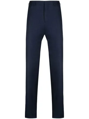 Straight-Leg Wool Trousers cheap bottoms online shop