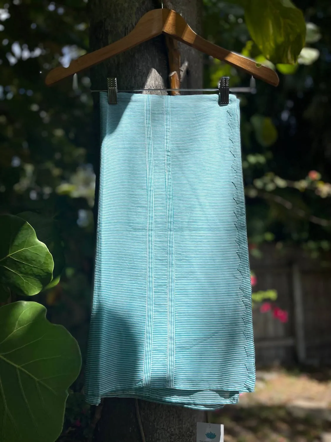 Stripe Paro In Turquoise