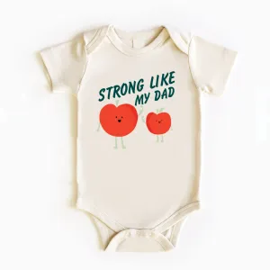 Strong Like My Dad Natural Baby Vest cheap baby clothes online