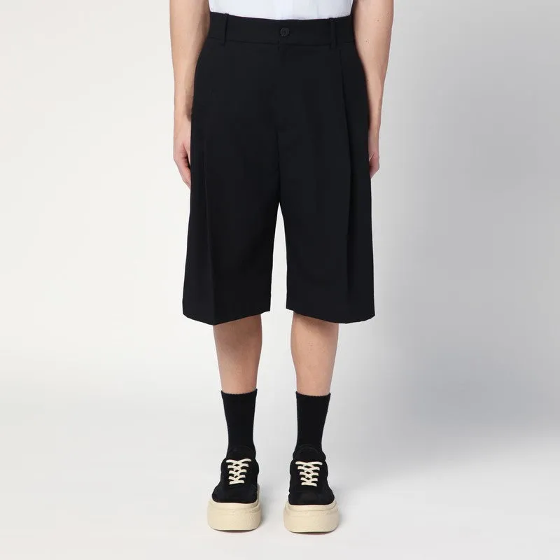 Studio Nicholson Men's Bermuda Shorts In Cotton Blend