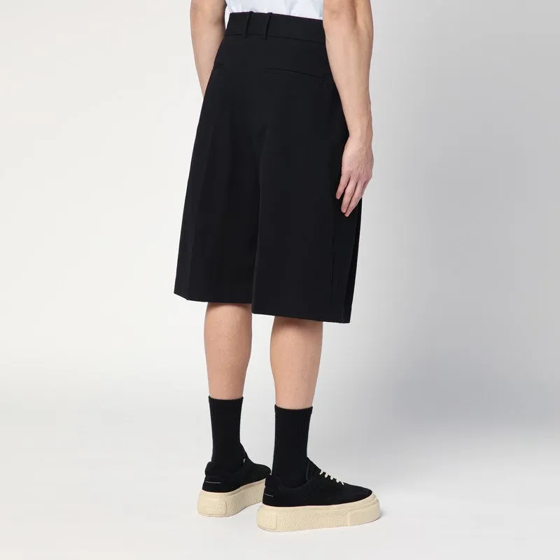 Studio Nicholson Men's Bermuda Shorts In Cotton Blend