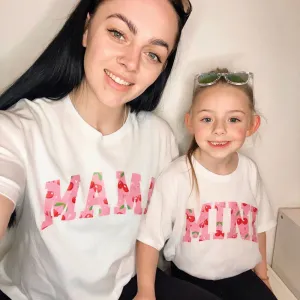 Summer Fruits Mama & Mini Cherry Matching T-shirts maternity leggings online