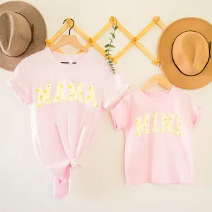 Summer Fruits Mama & Mini Lemon Matching T-shirts maternity dresses promo
