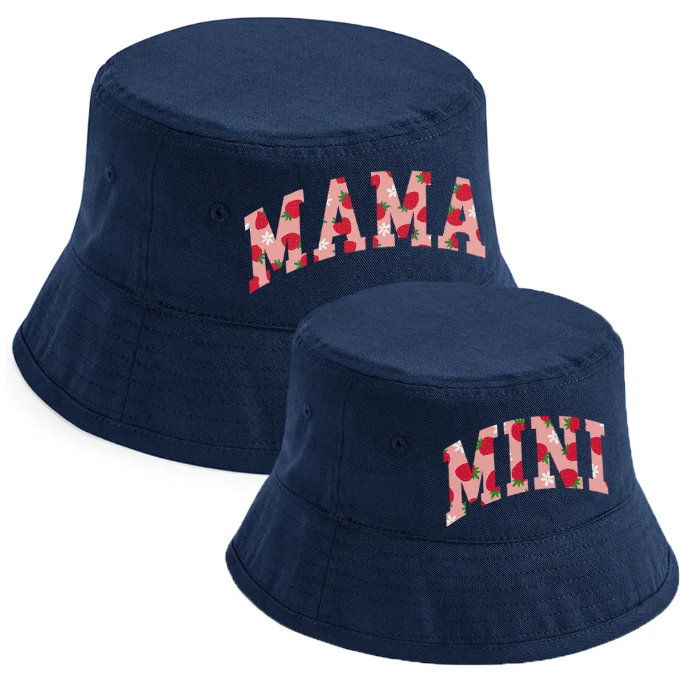 Summer Fruits Mama & Mini Strawberry Matching Bucket Hats pregnancy clothes clearance