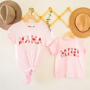 Summer Fruits Mama & Mini Strawberry Matching T-shirts maternity leggings online