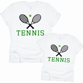Summer Championships Tennis Racket Matching T-Shirts baby bump outfits discount