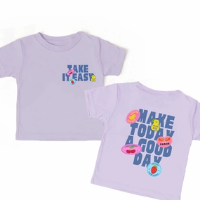Summer Stickers Front & Back Graphic T-Shirt boys wear best deals