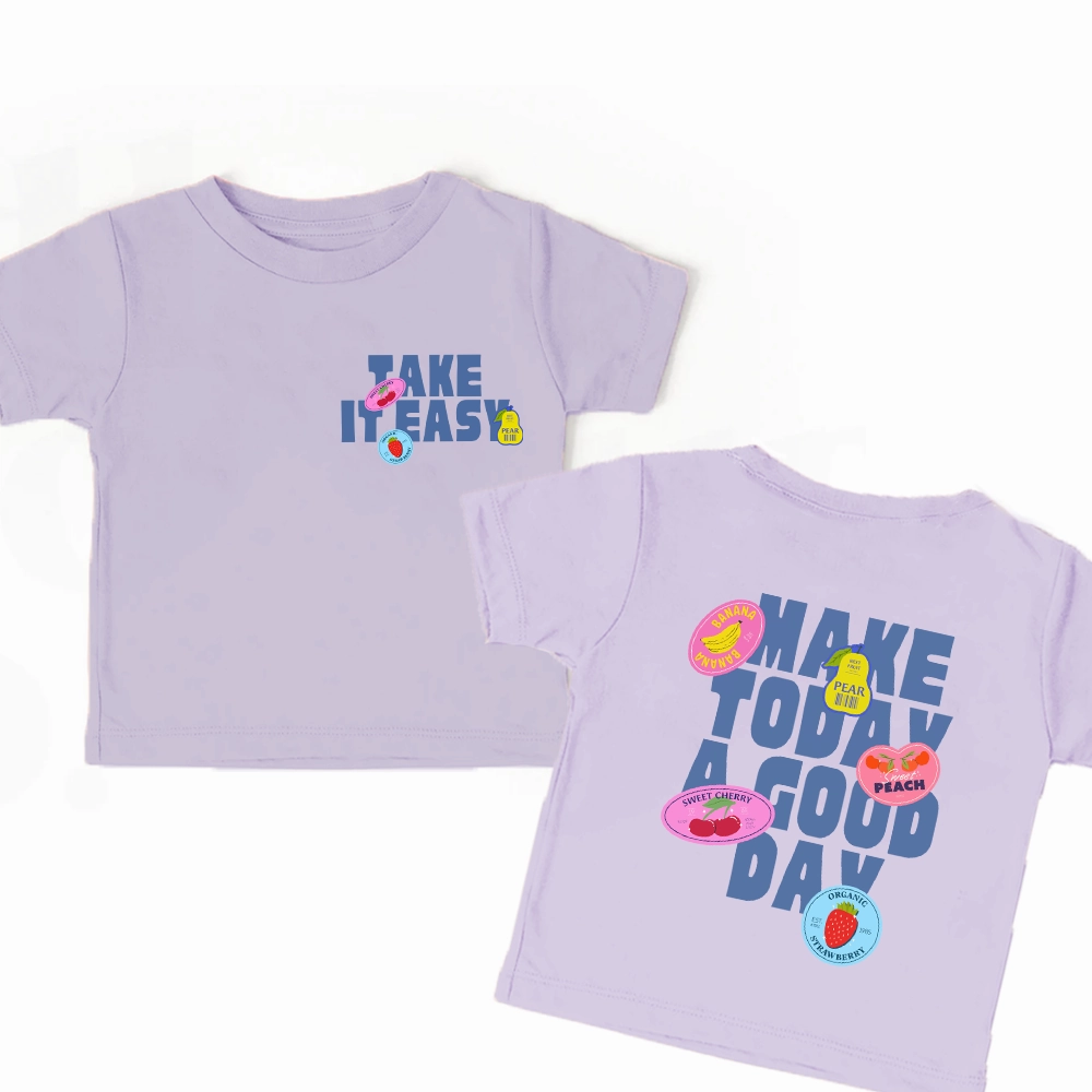 Summer Stickers Front & Back Graphic T-Shirt