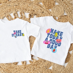 Summer Stickers Front & Back Graphic T-Shirt boys wear best deals