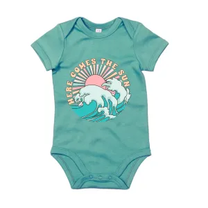Sun & Waves Here Comes The Sun Baby Bodysuit cheap baby clothes online