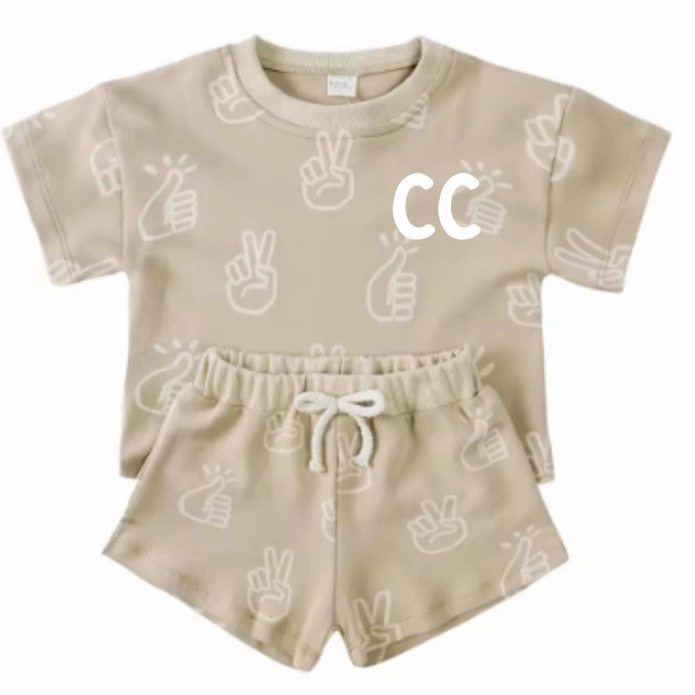 Sun n' Fun Personalised Initials Tee & Shorts Set