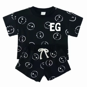 Sun n' Fun Personalised Initials Tee & Shorts Set boys wear best deals